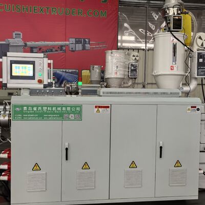 HDPE Carbon Spiral Pipe Production Line / Plastic Corrugated Pipe Extruder Conduit Making Machine