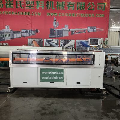 PE HDPE Spiral Carbon Pipe Manufacturing Machine Plastic Helical Corrugated Conduit Tube Extrusion Line