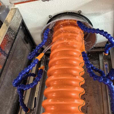 PE HDPE Carbon Spiral Conduit Pipe Extrusion Production Line High Efficiency Plastic Spiral Tube Making Machine
