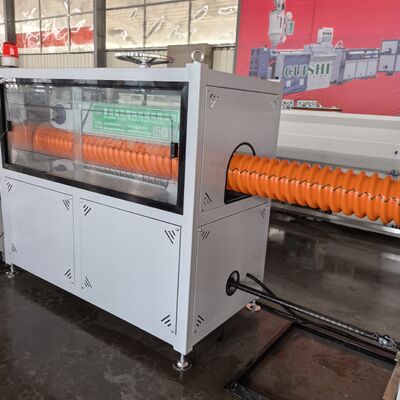Automatic HDPE Carbon Spiral Pipe Production Line / Plastic Pipe Extruder Making Machine