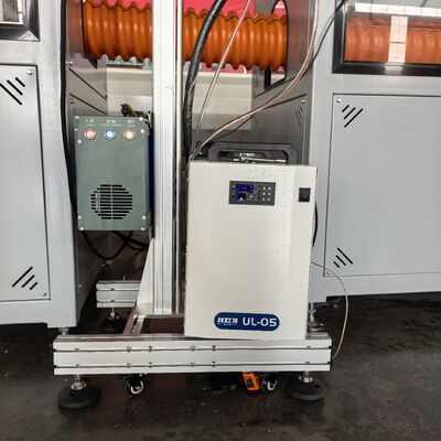 Plastic Carbon Spiral Pipe Making Machine / HDPE Electrical Conduit Pipe Extrusion Line