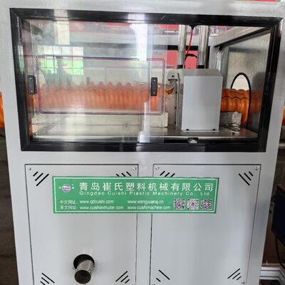 Industrial PE Carbon Helical Pipe Making Machine Automatic Electrical Conduit Pipe Extrusion Line
