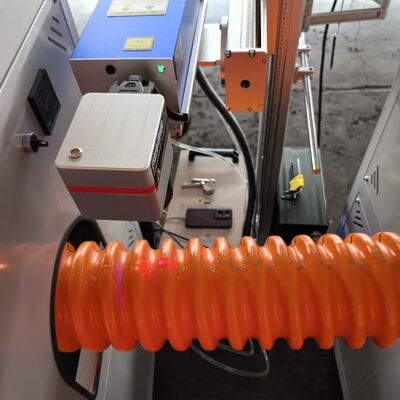 High Speed Carbon Spiral Pipe Extrusion Machine / HDPE Corrugated Tube Production Line