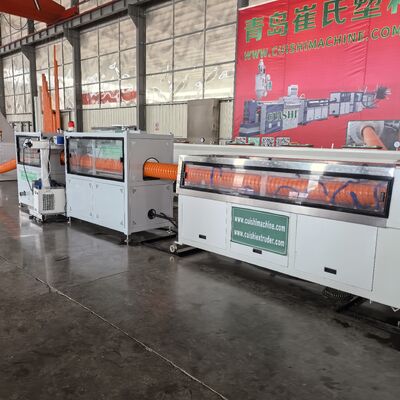 PE Carbon Fiber Spiral Pipe Production Line Extruder Machine for Flexible Water & Sewage Pipes