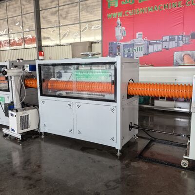 High Performance PE Single Wall Spiral Pipe Manufacturing Machine for Low Tension Electric Cable Sleeving