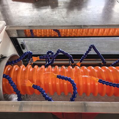 Industrial PE HDPE Carbon Spiral Conduit Pipe Making Machine Single Screw Extruder Production Plant