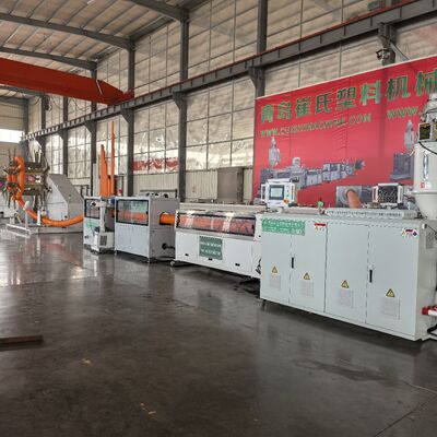 PE HDPE Carbon Spiral Duct Pipe Manufacturing Extrusion Line for Communication and Power Cable Protection