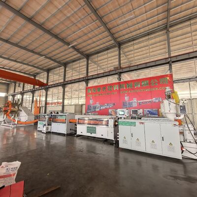 Automatic PE Carbon Spiral Pipe Manufacturing Machine with Twin Screw Extruder for Industrial Pipes