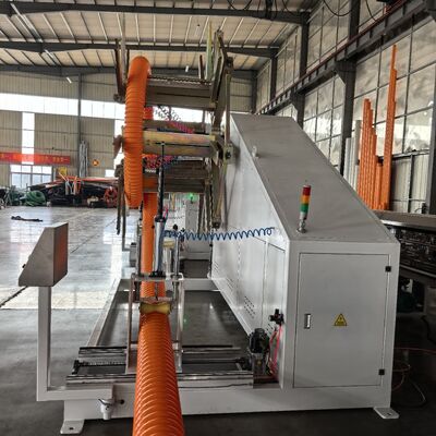 HDPE Single Wall Spiral Corrugated Pipe Making Machine for Underground Telecom and Power Cable Ducting