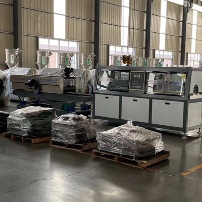 Plastic Single Wall Corrugated Pipe Making Machine for HVAC Ventilation Duct / Flexible Air Hose Production Line