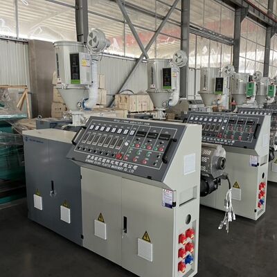 Plastic PVC PE PP Single Wall Corrugated Pipe Extrusion Line Electrical Conduit Cable Protection Pipe Making Machine