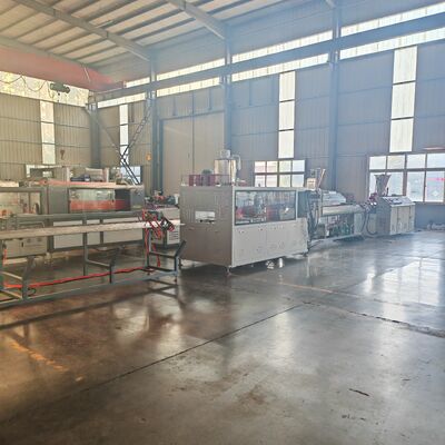 Plastic PVC Pipe Tube Extrusion Making Machine with Conical Twin Screw Extruder System