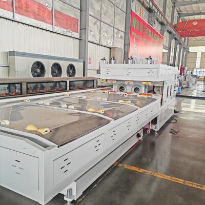 High Output PVC Pipe Extrusion Line Conical Twin Screw Extruder Plastic Pipe Making Machine