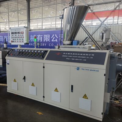 Plastic PE PP PVC Prestressed Spiral Pipe Extrusion Production Line with High Performance Extruder