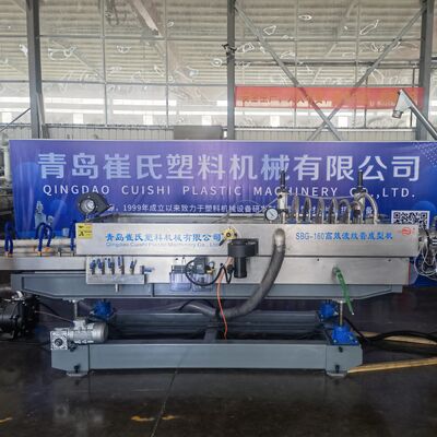 PE Prestressed Spiral Pipe Machine / Plastic Duct Tube Extrusion Line / Pipe Making Machine