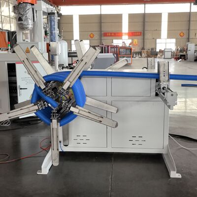Plastic Single Wall Corrugated Pipe Extruder HDPE PE PP PVC Electrical Conduit Hose Tube Extrusion Production Making Machine