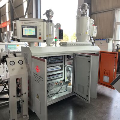 Plastic Flexible HVAC Air Duct Corrugated Pipe Production Line High Speed Extrusion Machine