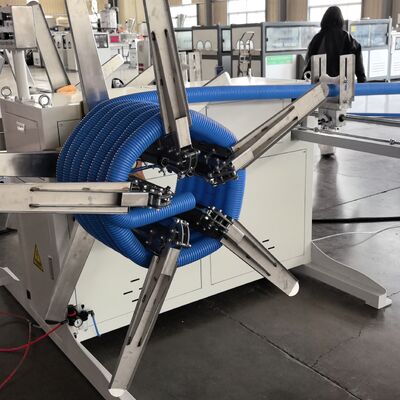 High Efficiency Plastic Corrugated Pipe Making Machine PE HDPE PP PVC Single Double Wall Pipe Extrusion Line Extruder Equipment