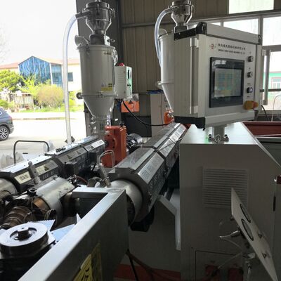 Industrial HDPE Double Wall Ventilation Pipe Production Line Automatic Fresh Air Corrugated Tube Extrusion Machine