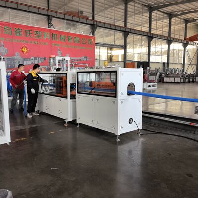 HDPE PP Single Wall Corrugated Fresh Air Pipe Making Machine Flexible Ventilation Hose Extruder