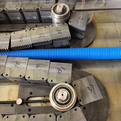 High Output PE PP Air Vent Corrugated Hose Pipe Extrusion Production Line Making Machine