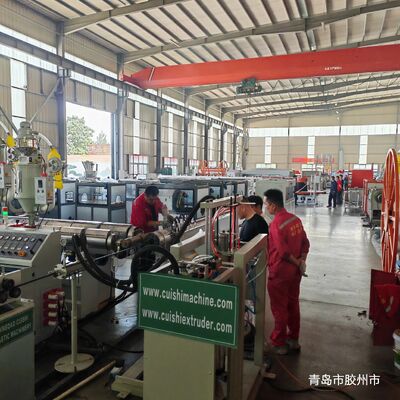 High Speed PC Steel Strand PE HDPE Sheathing Extrusion Line Plastic Coating Production Making Machine