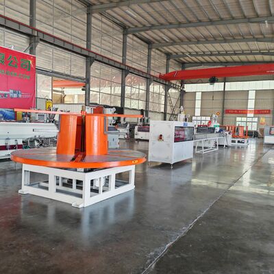 Automatic PC Steel Strand PE Wrapping Machine / HDPE Coating Extrusion Line with Attractive Price