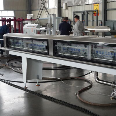 High Output HDPE PE Pipe Extrusion Production Line Single Screw Plastic Pipe Manufacturing Machine