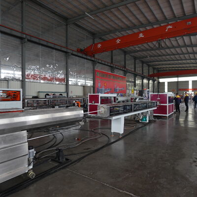 High Efficiency PE HDPE Pipe Manufacturing Machine Automatic Single Screw Plastic Extrusion Production Line