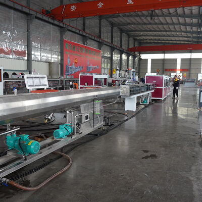Automatic HDPE PE Water Supply Pipe Extrusion Machine Single Screw Plastic Pipe Manufacturing Line