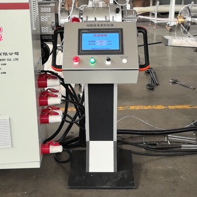 Industrial PE Gas Pipe Extrusion Production Line Single Screw Plastic Pipe Extruder Machine