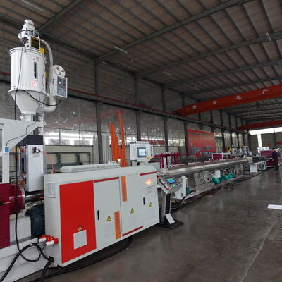 High Output PPR Pipe Extrusion Line HDPE PE PP Plastic Water Hot Cold Pipe Making Machine Twin Screw Extruder