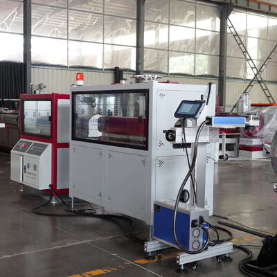 Automatic PVC Pipe Production Plant Conical Twin Screw Extruder Electrical Conduit Pipe Making Machine