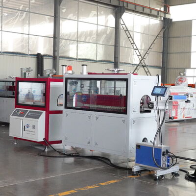 Plastic CPVC UPVC Pipe Manufacturing Machine with Conical Twin Screw Extruder