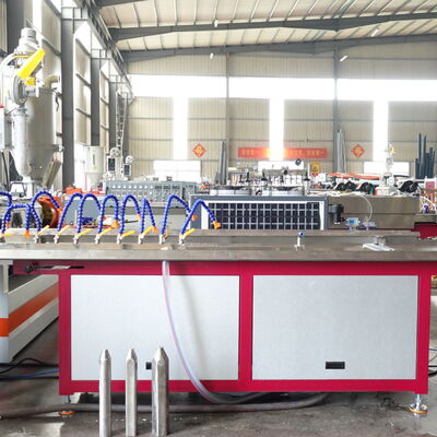 HDPE PE PP Plastic Diamond Mesh Pipe Net Sleeve Extrusion Line Single Screw Plastic Extrusion Machine for Filter Protection Tube