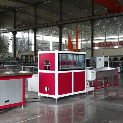 High Speed Plastic PE PP Diamond Mesh Net Pipe Extrusion Line Protective Mesh Sleeve Tube Making Machine