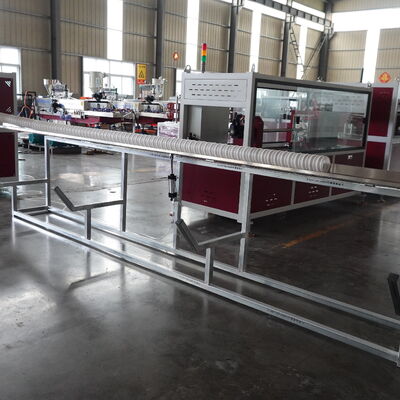 HDPE PE Prestressed Corrugated Pipe Extrusion Machine Plastic Post Tension Duct Production Line Bamboo Joint Pipe Making Equipment